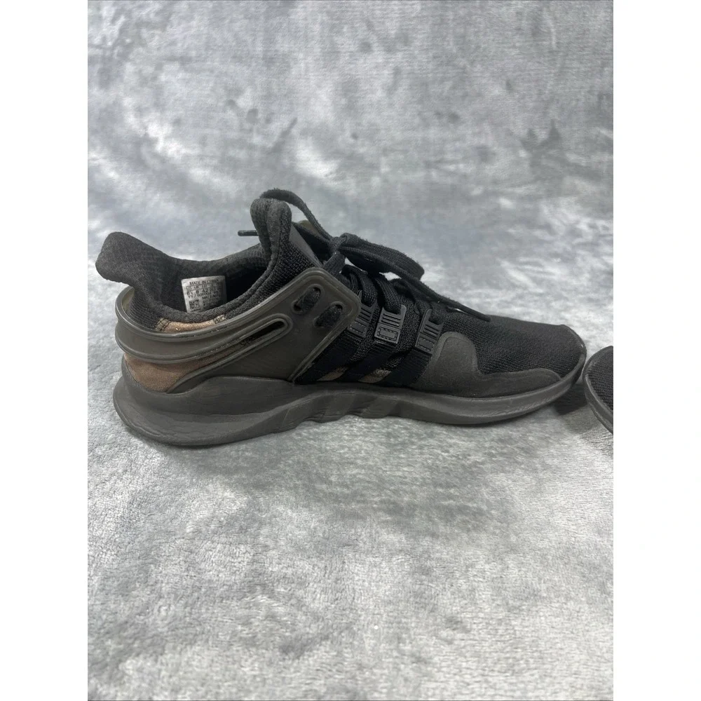 Adidas EQT Support Adv Mens 8.5 Black Athletic Running Shoes Sneakers Colorblock